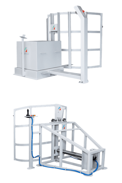 Spinning Can Lifting Machine — Motorized